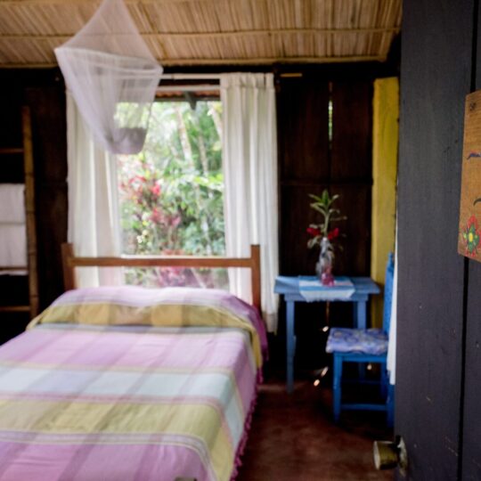 Cabaña ecológica frente a Laguna de Sontecomapan Veracruz